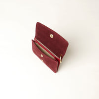 Suede Mini Duo Card Holder