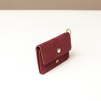 Suede Mini Duo Card Holder