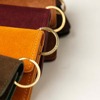 Suede Mini Duo Card Holder