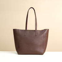 Emma Bag in Corrugated Brown, back view