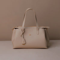 satchel-handbag-solene-bag-arena-beige-leather-front-side-view