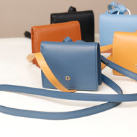 Close-up of internal zippered pocket on Olivia wallet crossbody